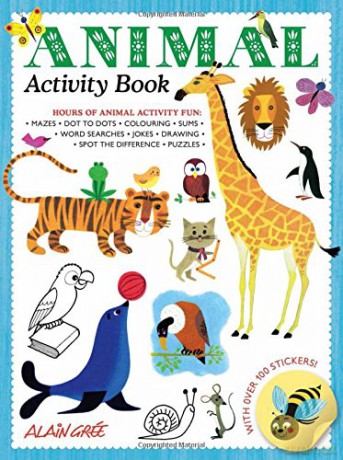 Animal Activity Book Alain Grée Activity Book - Alain Grée [KSIĄŻKA]