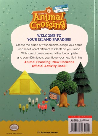 Animal Crossing New Horizons Official Activity Book Nintendo - Steve Foxe [KSIĄŻKA]