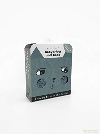 Friendly Faces: In The Garden (2020 Edition): Baby's First Soft Book (Wee Gallery Cloth Books) - Surya Sajnani [KSIĄŻKA]