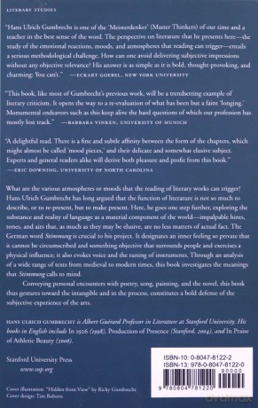 Atmosphere, Mood, Stimmung: On a Hidden Potential of Literature - Hans Ulrich Gumbrecht [KSIĄŻKA]
