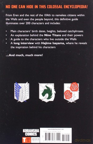 Attack on Titan Character Encyclopedia - Hajime Isayama [KSIĄŻKA]