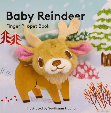 Baby Reindeer: Finger Puppet Book: finger Puppet Book for Toddlers and Babies, Baby Books for First Year, Animal Finger Puppets Little Finger Puppet Board Books: 1 - Yu-Hsuan Huang [KSIĄŻKA]