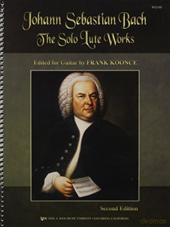 Bach Solo Lute Works for Guitar - Frank Koonce [KSIĄŻKA]