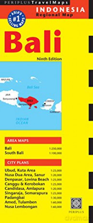 Bali Travel Map Periplus Travel Maps - Periplus Editors [KSIĄŻKA]