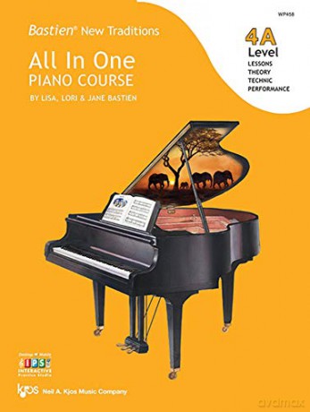 Bastien New Traditions: All In One Piano Course - Level 4A - Lisa Bastien [KSIĄŻKA]