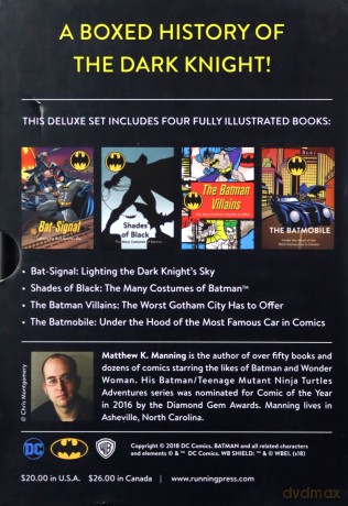 Batman: Chronicles of the Dark Knight: 4 hardcover, illustrated books - Matthew K. Manning [KOMIKS]