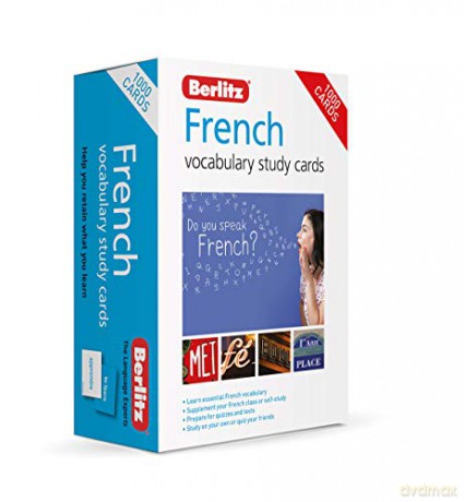 Berlitz Vocabulary Study Cards French Language Flash Cards - Berlitz [KSIĄŻKA]