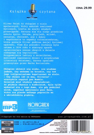 Przygody Olivera Twista - Charles Dickens [AUDIOBOOK] [CD]