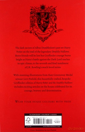 Harry Potter And The Deathly Hallows - Gryffindor Edition: J.K. Rowling - Gryffindor Edition (Red) - J.K. Rowling [KSIĄŻKA]