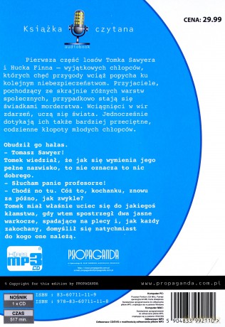 Przygody Tomka Sawyera - Mark Twain [AUDIOBOOK] [CD]