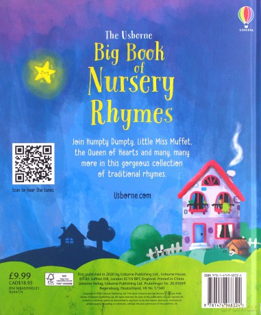 Big Book of Nursery Rhymes Big Books: 1 - Felicity Brooks [KSIĄŻKA]