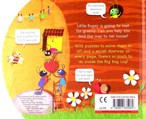 Big Bug Log: An Interactive Adventure! - Sebastien Braun [KSIĄŻKA]