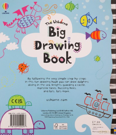 Big Drawing Book Usborne Drawing, Doodling and Colouring - Fiona Watt [KSIĄŻKA]
