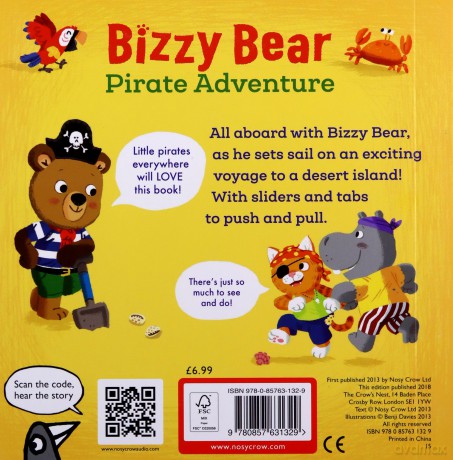 Bizzy Bear: Pirate Adventure - Benji Davies [KSIĄŻKA]
