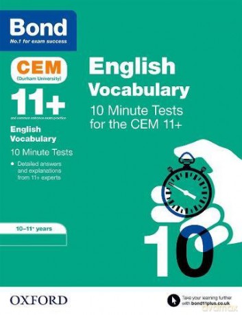 Bond 11+: CEM Vocabulary 10 Minute Tests: 10-11 Years - Christine Jenkins [KSIĄŻKA]