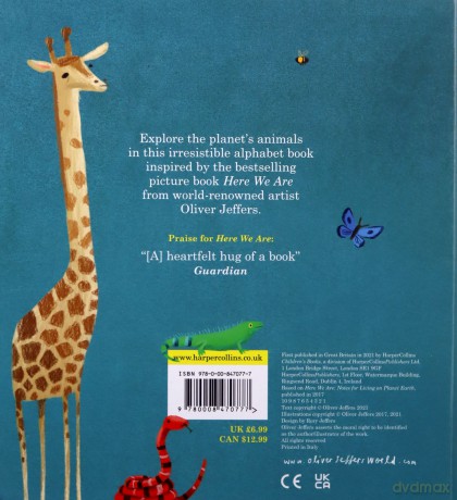 Book of Animals Here We Are - Oliver Jeffers [KSIĄŻKA]