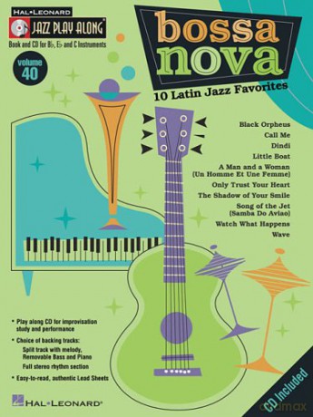 Bossa Nova: 10 Latin Jazz Favorites - Jazz Play-Along Volume 40 Hal Leonard Jazz Play-Along - Mark Taylor [KSIĄŻKA]
