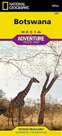 Botswana: Travel Maps International Adventure Map National Geographic Adventure Map - National Geographic Maps [KSIĄŻKA]