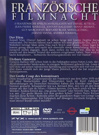 Französische Filmnacht [3DVD]