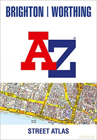 Brighton and Worthing A-Z Street Atlas - A-Z maps [KSIĄŻKA]