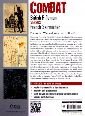 British Rifleman vs French Skirmisher: Peninsular War and Waterloo 1808-15 Combat - David Greentree [KSIĄŻKA]