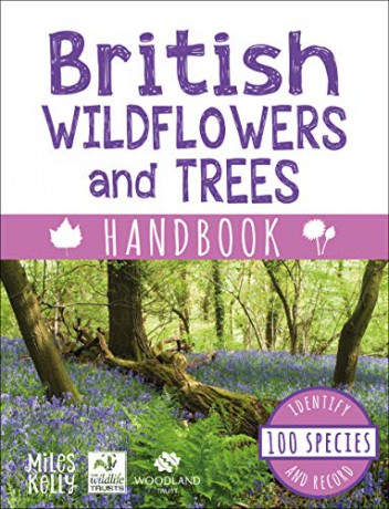 British Wildflowers and Trees Handbook The Wildlife Trust: 224 Page Identification Book Packed with Interesting Statistics and Facts British Handbooks - Camilla de la Bédoyere [KSIĄŻKA]