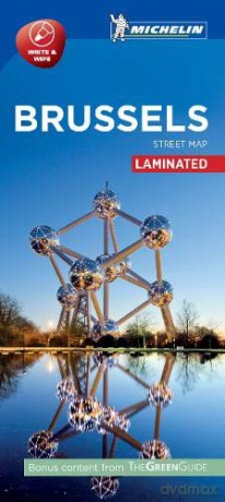 Brussels - Michelin City Map 9207: Laminated City Plan Michelin City Plans, 7 - Michelin [KSIĄŻKA]