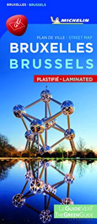 BRUSSELS - Michelin City Map 9504 Dual Language: Michelin City Plans - michelin [KSIĄŻKA]