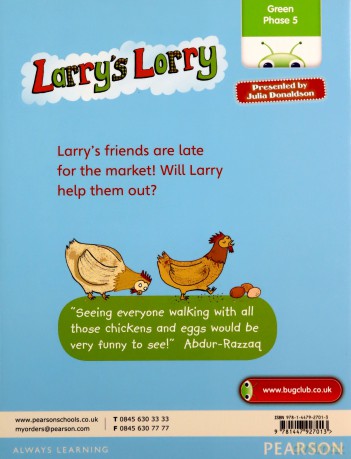 Bug Club Guided Julia Donaldson Plays Year 1 Green Larry's Lorry - Vivian French [KSIĄŻKA]