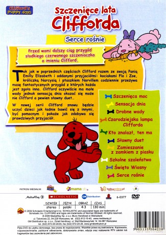 Szczenięce lata Clifforda - Serce rośnie [DVD]