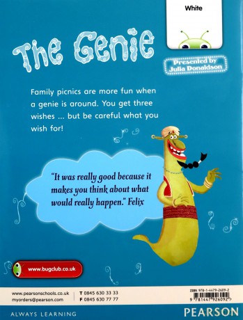 Bug Club Guided Plays by Julia Donaldson Year Two White The Genie - Julia Donaldson [KSIĄŻKA]