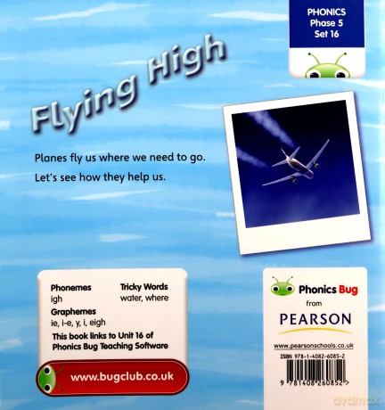 Bug Club Phonics Non Fiction Year 1 Phase 5 Set 16 Flying High Phonics Bug - Emma Lynch [KSIĄŻKA]