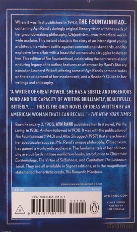 The Fountainhead: Ayn Rand - Ayn Rand [KSIĄŻKA]