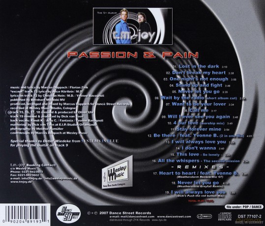 Passion And Pain [CD]
