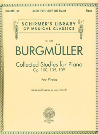 Schirmer Lib Mus Clsscs Burgmuller Collected Studies Op 100 105 109 Pf: Schirmer Library Of Classics Volume 2088 (Schirmer's Library Of Musical Classics) - Burgmuller [KSIĄŻKA]