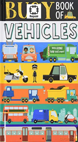 Busy Book of Vehicles Board Book - Christie Hainsby [KSIĄŻKA]