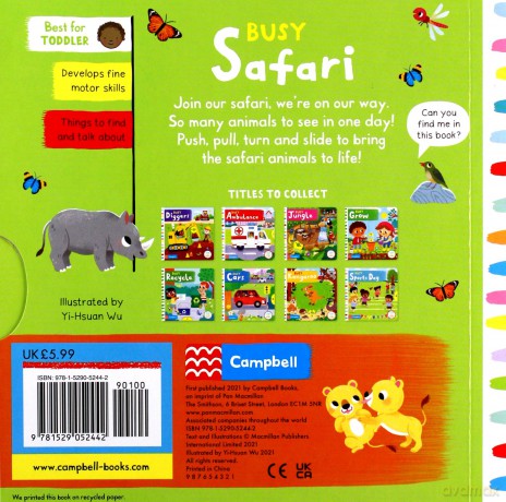 Busy Safari Busy Books [KSIĄŻKA]