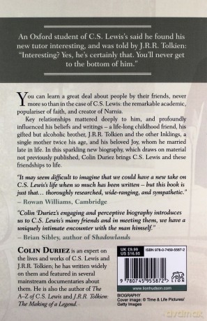 C.S Lewis: A Biography Of Friendship - Colin Duriez [KSIĄŻKA]