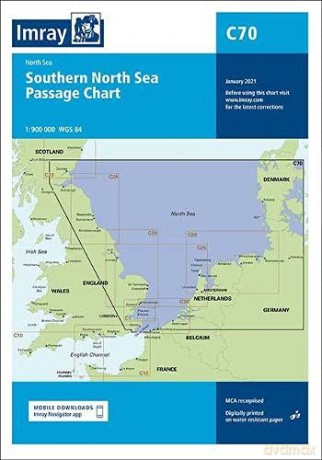 C70 Southern North Sea Passage Chart C CHARTS - Imray [KSIĄŻKA]