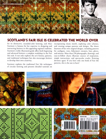 Alice Starmore's Book Of Fair Isle Knitting (Dover Knitting, Crochet, Tatting, Lace) [KSIĄŻKA]