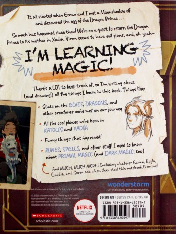 Callum's Spellbook In-World Character Handbook The Dragon Prince - Tracey West [KSIĄŻKA]