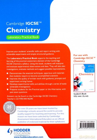 Cambridge IGCSE Chemistry Laboratory Practical Book - Tim Greenway [KSIĄŻKA]