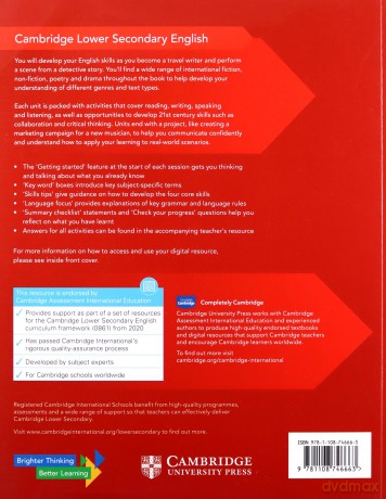 Cambridge Lower Secondary English Learner's Book 9 with Digital Access 1 Year - Graham Elsdon [KSIĄŻKA]