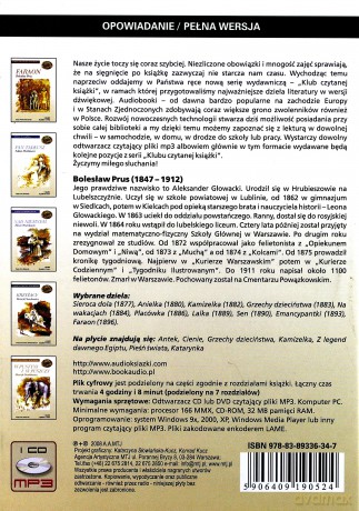 Opowiadania - Bolesław Prus [AUDIOBOOK] [CD]