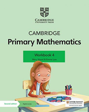 Cambridge Primary Mathematics Workbook 4 with Digital Access 1 Year Cambridge Primary Maths - Mary Wood [KSIĄŻKA]