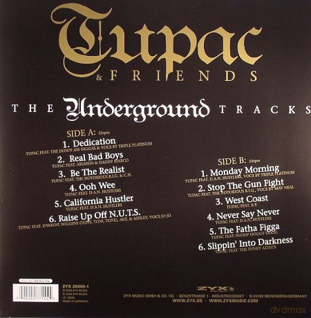 Tupac & Friends: The Underground Tracks [Winyl]