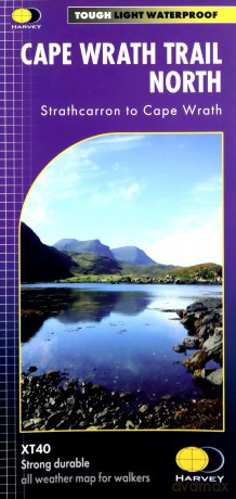 Cape Wrath Trail North XT40: Route Map - Harvey Map Services Ltd [KSIĄŻKA]