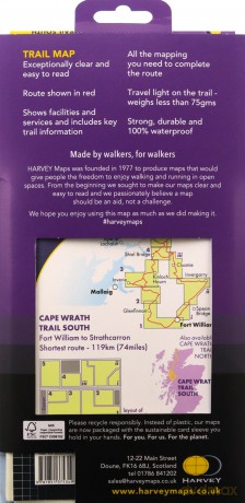Cape Wrath Trail South XT40: Route Map - Harvey Map Services Ltd [KSIĄŻKA]