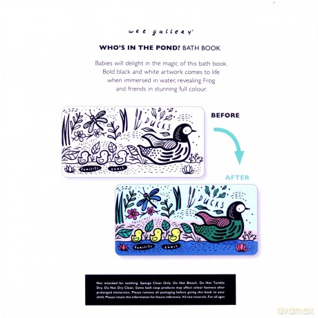 Colour Me: Who's In The Pond: Baby's First Bath Book: 1 (Wee Gallery) - Surya Sajnani [KSIĄŻKA]