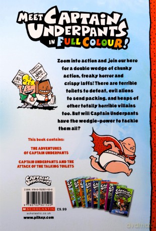 Captain Underpants 1: Captain Underpants: Two Pant-tastic Novels in One Full Colour! - Dav Pilkey [KSIĄŻKA]